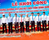 Khởi công dự án cầu, đường 6 làn xe kết nối Bình Dương – Tây Ninh